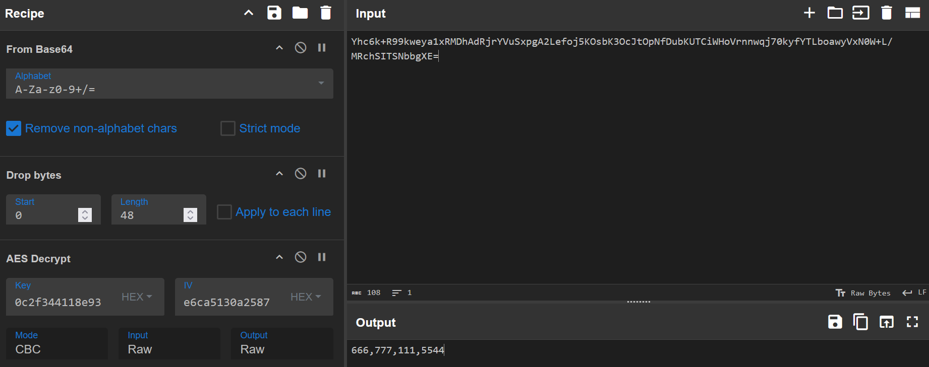 CyberChef Final Decryption